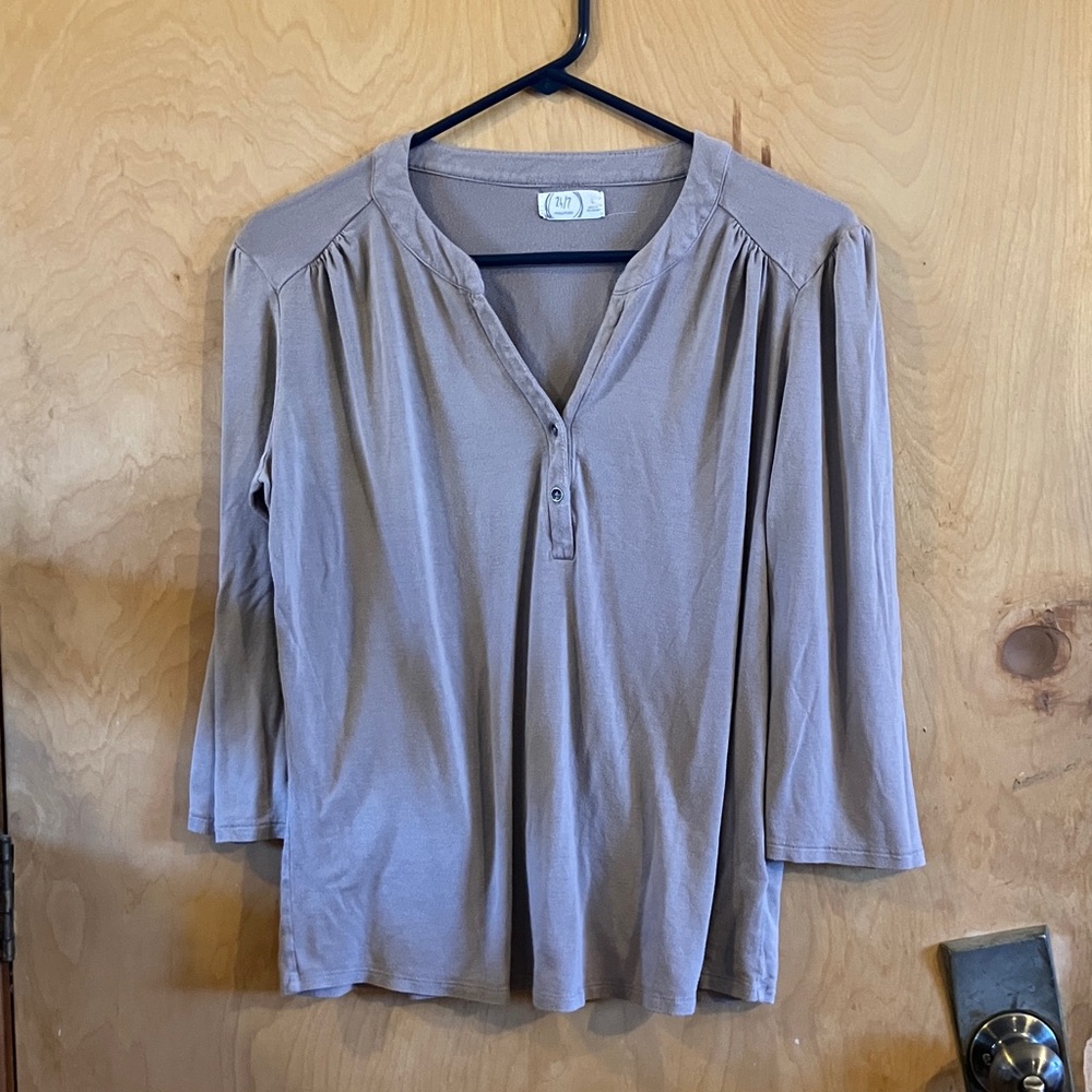 Maurices Light Brown Blouse
